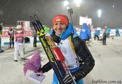 Олена Підгрушна переможець спринту  сьомого етапу Кубку світу в Кенморі(Канада)