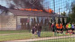 На тренувальній базі «Кривбаса» сталась пожежа (ФОТО)