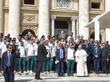 Папа римский Франциск благословил игроков «Шапекоэнсе» (ФОТО)