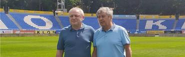 Игорь Суркис и Мирча Луческу посетили матч Украина U-21 — Румыния U-21