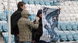 На стадионе во время матча «Черноморец» — «Олимпик» была вывешена фашистская свастика (ФОТО)