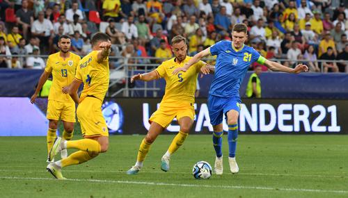 Евро-2023 (U-21). Румыния — Украина — 0:1. ВИДЕО победного гола