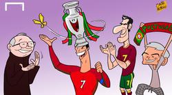 Футбол в карикатурах