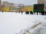 Матч «Десна» — «Заря» под угрозой срыва из-за снегопада (ФОТО)