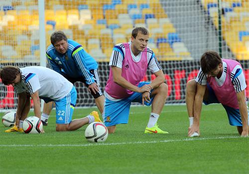 ФОТОрепортаж: открытая тренировка сборной Украины (24 фото)
