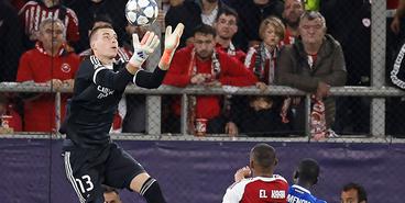 Голы в ворота Лунина в матче «Олимпиакос» — «Реал»