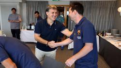 Футболисты «Барселоны» познакомились с новым тренером