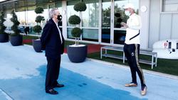 Президент «Реала» посетил тренировку команды
