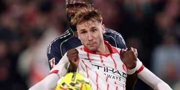 Выход Ваната один на один с Куртуа в матче «Жироны» с «Реалом»