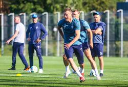 Перше тренування динамівців у новому сезоні (ВІДЕО)