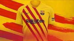«Барселона» представила комплект формы в цветах каталонского флага (ВИДЕО)