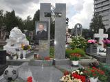 На Байковом кладбище освятили памятник Андрею Балю (ФОТО) 