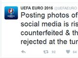 УЕФА попросил болельщиков не выкладывать в интернете фото билетов на Евро-2016