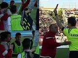 ВИДЕО: В Италии главный тренер ударил футболиста своей команды и был за это удалён