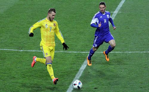 Сборная Украины обыграла в товарищеском матче Кипр