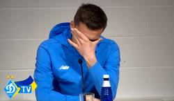 ВИДЕО: Александр Андриевский не сдержал слёз на пресс-конференции после матча с «Флорой»