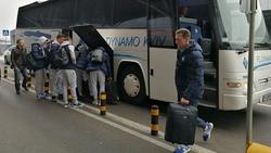 ВИДЕО: «Динамо» отправилось на матч с «Александрией». Репортаж из аэропорта «Киев» (Жуляны)