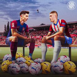 Dovbik vs Lewandowski: official poster for the Girona vs Barcelona match (PHOTO)