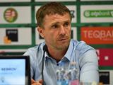 Сергей Ребров: «Необходимо, чтобы все игроки прониклись важностью матча с «Мельде»