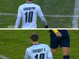 Футболист «Черноморца» потерял букву на футболке — фейл дня (ФОТО)