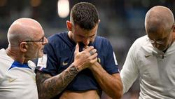 Ein weiterer Spieler der französischen Nationalmannschaft wurde verletzt