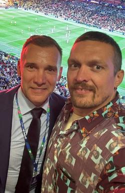 Шевченко и Усик посетили финал Лиги чемпионов в Лондоне (ФОТО)