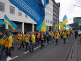 «Вірні збірній» оказали сборной Украины всестороннюю поддержку в Рейкьявике