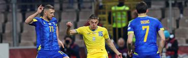 Статистика матча сборная Боснии и Герцеговины — сборная Украины
