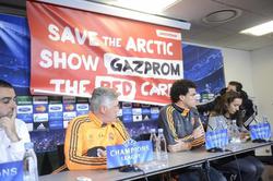 Противники «Газпрома» «поучаствовали» в пресс-конференции «Реала»