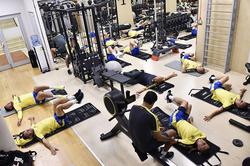 Другий тренувальний день у Празі збірна України розпочала з ранкових фітнес-занять