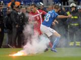 УЕФА начал расследование обстоятельств матча Италия – Сербия