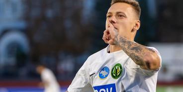 Гол Назаренко в матче «Полесье» — «Заря»