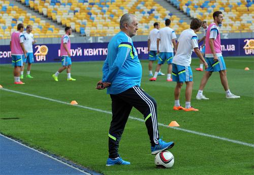 ФОТОрепортаж: открытая тренировка сборной Украины (26 фото)