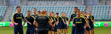 ФОТОрепортаж: открытая тренировка сборной Украины во Вроцлаве накануне матча с Англией