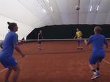 ВИДЕО: Коноплянка и Караваев сыграли в теннисбол с женской сборной Украины