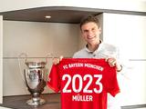Официально. Мюллер продлил контракт с «Баварией» до 2023 года