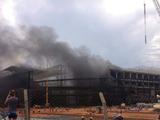 На арене ЧМ в Куябе произошел пожар (ФОТО) 