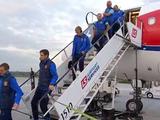 ВИДЕО: сборная Украины прибыла в Краков 