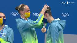 #Olympics #Tokyo2020 Бронза від наших дівчат у синхронному плаванні ! 