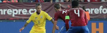 Марлос — лучший игрок матча Чехия — Украина