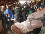 Запорожский «Металлург» заявил, что не имеет отношения к свержению памятника Ленину