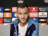 Press conference. Andriy Yarmolenko: 