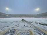 В Нидерландах прервали матч из-за снегопада