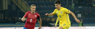 Руслан Малиновский — лучший игрок матча Украина — Чехия
