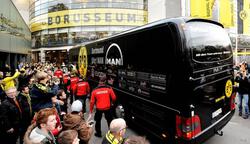 Автобус «Боруссии» подвергся нападению перед матчем с «Баварией»