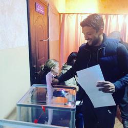 Эдмар впервые принял участие в выборах в Украине