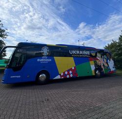 УАФ показала автобус сборной Украины на Евро-2024 (ФОТО)