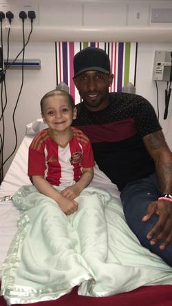 Игроки «Сандерленда» встретились с 5-летним фанатом, который болен раком