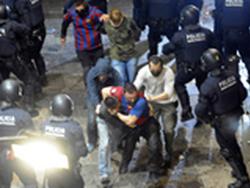 Болельщики «Барселоны» отметили чемпионство массовыми беспорядками (ВИДЕО)