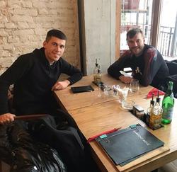 Ярмоленко и Кравченко встретились в Белграде (ФОТО)